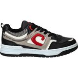 CRUYFF JUNIOR - Raval - Sneakers - Zwart - Leatherlook - Rode Accenten