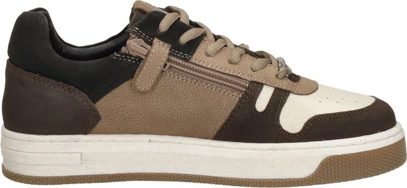 Cruyff Junior - Trophy Mid - Leren Sneaker - Bruin