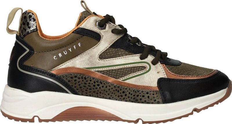Cruyff - Madina - Sneakers - Army Green - Leer