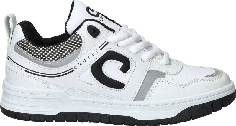 Cruyff - Raval - Sneakers - Wit/Zwart - Leer
