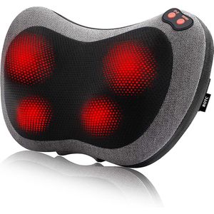 BOTC - Shiatsu Massagekussen - Elektrisch Apparaat - Nek en Schouder - Warmtefunctie met Infrarood