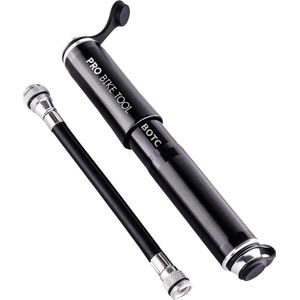 BOTC Fietspomp - Handpomp - Autoventiel - Dunlopventiel - Zwart