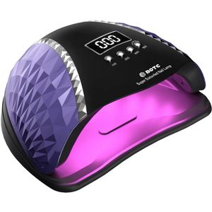BOTC - UV LED Nageldroger - Zwart/Paars - Nagellamp - 280 Watt