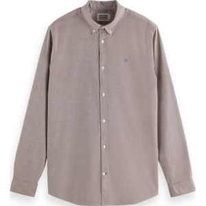 Scotch & Soda - Essential Oxford Solid - Overhemd - Lange Mouwen