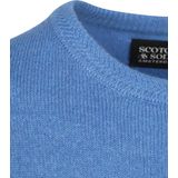 Scotch and Soda - Soft Knit Pullover - Pullover - Blauw - Nylon/Acryl/Wol/Stretch