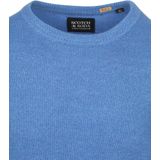 Scotch and Soda - Soft Knit Pullover - Pullover - Blauw - Nylon/Acryl/Wol/Stretch