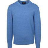 Scotch and Soda - Soft Knit Pullover - Pullover - Blauw - Nylon/Acryl/Wol/Stretch