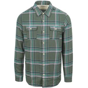 Scotch & Soda - Multicoloured Flannel Check Overshirt - Groen - Heren