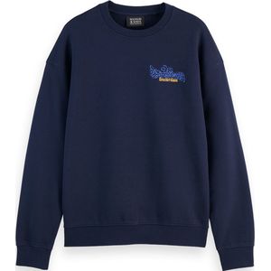 Scotch & Soda Front Back Artwork Sweatshirt Heren Trui