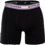 SCOTCH & SODA - Boxershorts - 3 Pack - Saffier - Donkergeel - Grenadine - Zwart