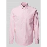 Overhemd - Seasonal Core - Gestreept - Katoen - Lange Mouw - Regular Fit