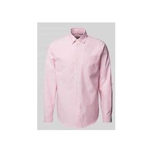 Overhemd - Seasonal Core - Gestreept - Katoen - Lange Mouw - Regular Fit