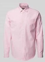 Overhemd - Seasonal Core - Gestreept - Katoen - Lange Mouw - Regular Fit