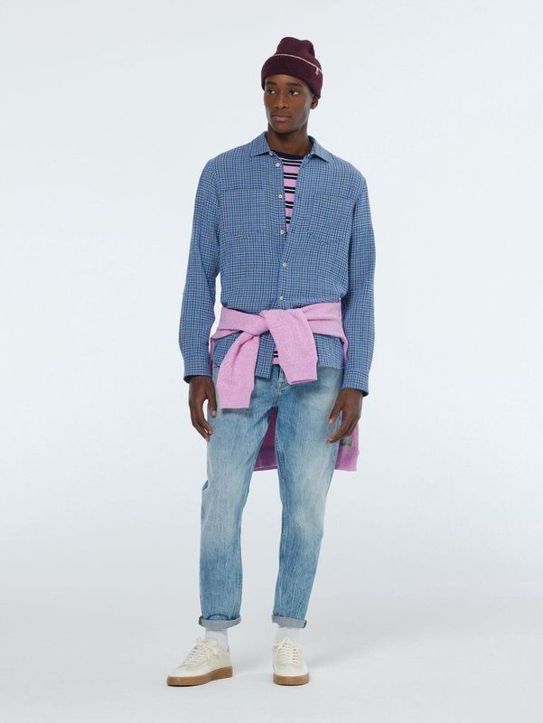 Scotch & Soda - Melange Sweatshirt - Trainingspak - Iris Pink - Katoen