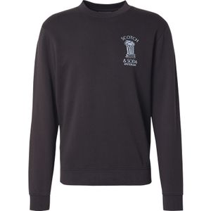 Scotch & Soda Left Chest Artwork Sweater Heren