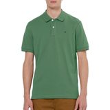 Scotch & Soda - Logo Pique Polo - Groen - Katoen