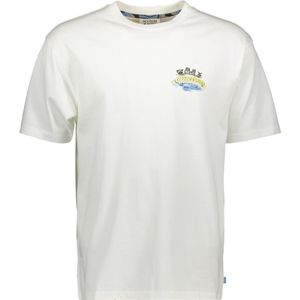 Scotch & Soda - T-shirt - Wit - Katoen