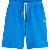 Scotch & Soda - Badge Logo - Sweatshorts - League Blue - Heren