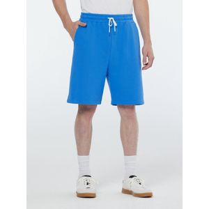 Scotch & Soda - Badge Logo - Sweatshorts - League Blue - Heren