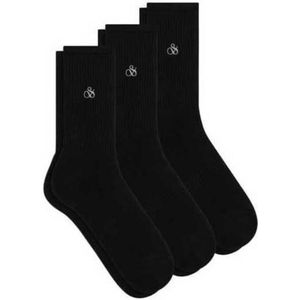 Scotch & Soda - Casual Crew - Sokken - Zwart - Verpakking van 3 stuks
