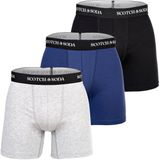 Scotch & Soda - Lange Onderbroeken - 3-pack - Hoogwaardig Stretchkatoen