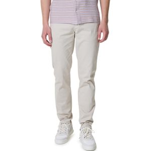 Seasonal Core - Stuart Washed Katoenblend Twill Chino, Highway Grey 050, 28W / 32L