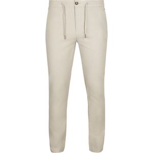 Tapered Fit Stoffhose mit Tunnelzug Modell 'Warren'