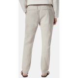 Jogger - Regular Straight Fit - Grijs - Katoen/Linnen - Achter- en Zijzakken