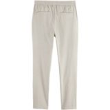 Jogger - Regular Straight Fit - Grijs - Katoen/Linnen - Achter- en Zijzakken