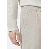 Jogger - Regular Straight Fit - Grijs - Katoen/Linnen - Achter- en Zijzakken