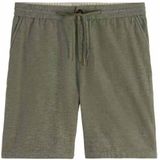 Korte Broeken - Linnen - Gemiddelde Lengte - Achter- en Zijzakken - Elastische Tailleband