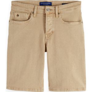 Scotch & Soda Heren Ralston Slim Fit Garment Dye Colours Denim Shorts, beige (desert sand), 28W