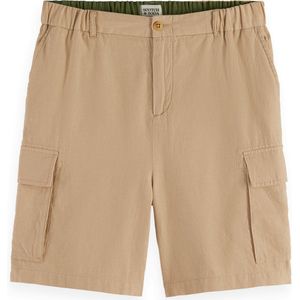 Cargobroek - Effen - Katoen - Elastische Taille/Zakken aan de Zijkant