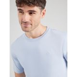 Scotch And Soda - Core T-Shirt - Lichtblauw - Katoen - Regular-fit