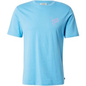 Scotch & Soda - Regular Fit T-Shirt - Blauw - Katoen
