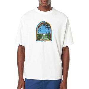 Scotch & Soda - T-shirt Chest Artwork - Wit - Katoen