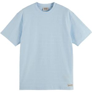 Relaxed-Fit Towelling Gestreept T-shirt, Shirting Blue 420, M