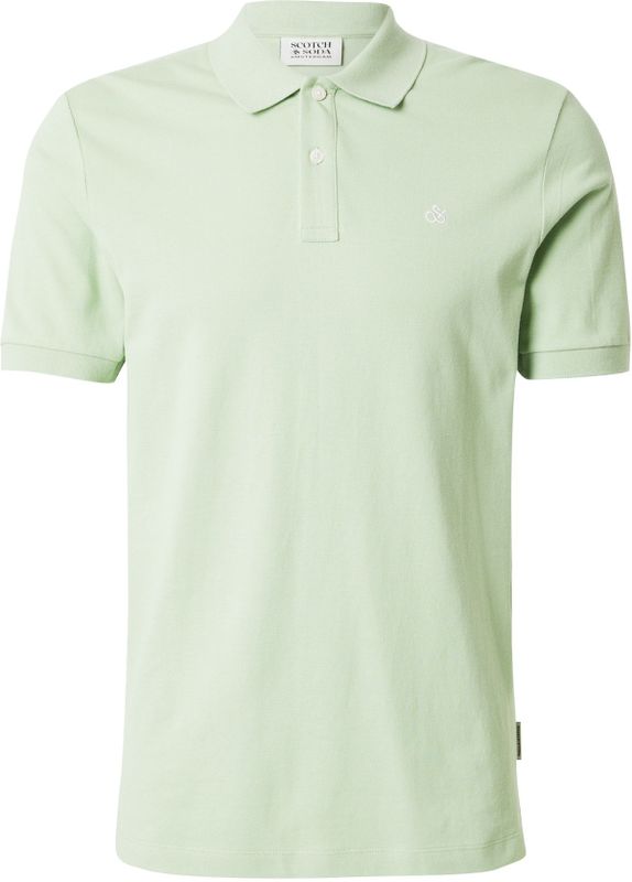 Scotch And Soda - Core Piqué Polo - Groen - Katoen - Regular-fit