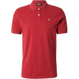 Scotch & Soda - Poloshirt - Roadside Red - Regular Fit - Geborduurd Logo