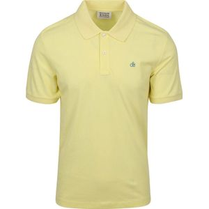 Scotch And Soda Core Piqué Polo Geel