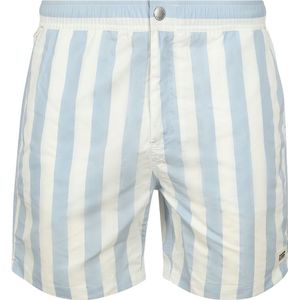 Scotch & Soda - Gestreepte Gestructureerde Zwemshorts - Veelkleurig - Heren