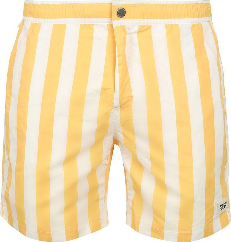 Zwemshort - Gestreept - Middellang - 100% Polyester