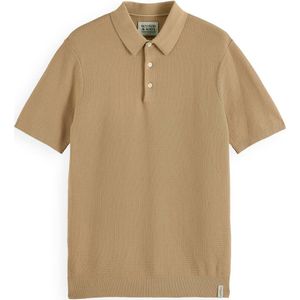 Scotch & Soda, Heren, Tops, Beige, Maat: L Katoen,