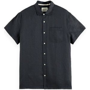 Scotch & Soda - Overhemd - Zwart - Linnen