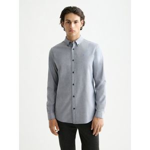 SCOTCH & SODA - Seasonal core - Overhemd - Lichtblauw - Lange Mouw