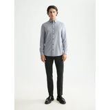 SCOTCH & SODA - Seasonal core - Overhemd - Lichtblauw - Lange Mouw