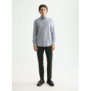 SCOTCH & SODA - Seasonal core - Overhemd - Lichtblauw - Lange Mouw