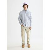 Overhemd - Oxford - Gestreept - 98% Katoen - 2% Elastaan