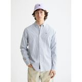 Overhemd - Oxford - Gestreept - 98% Katoen - 2% Elastaan