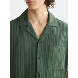 Scotch & Soda - Overhemd - Beige - Tonal-striped